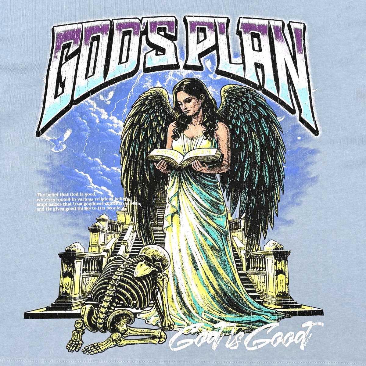God's Plan Angel Tee by Chosen, view 9