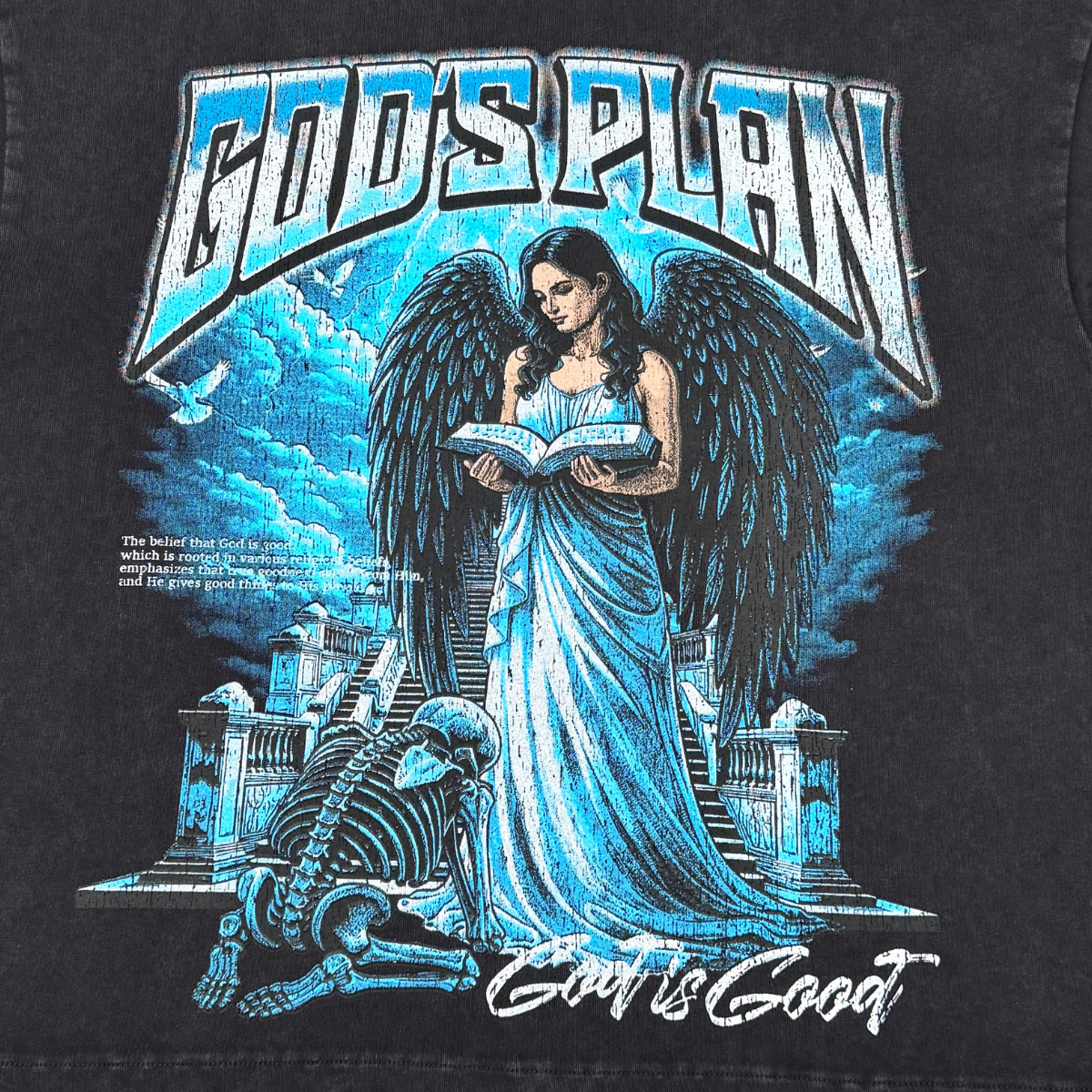God's Plan Angel Tee by Chosen, view 4