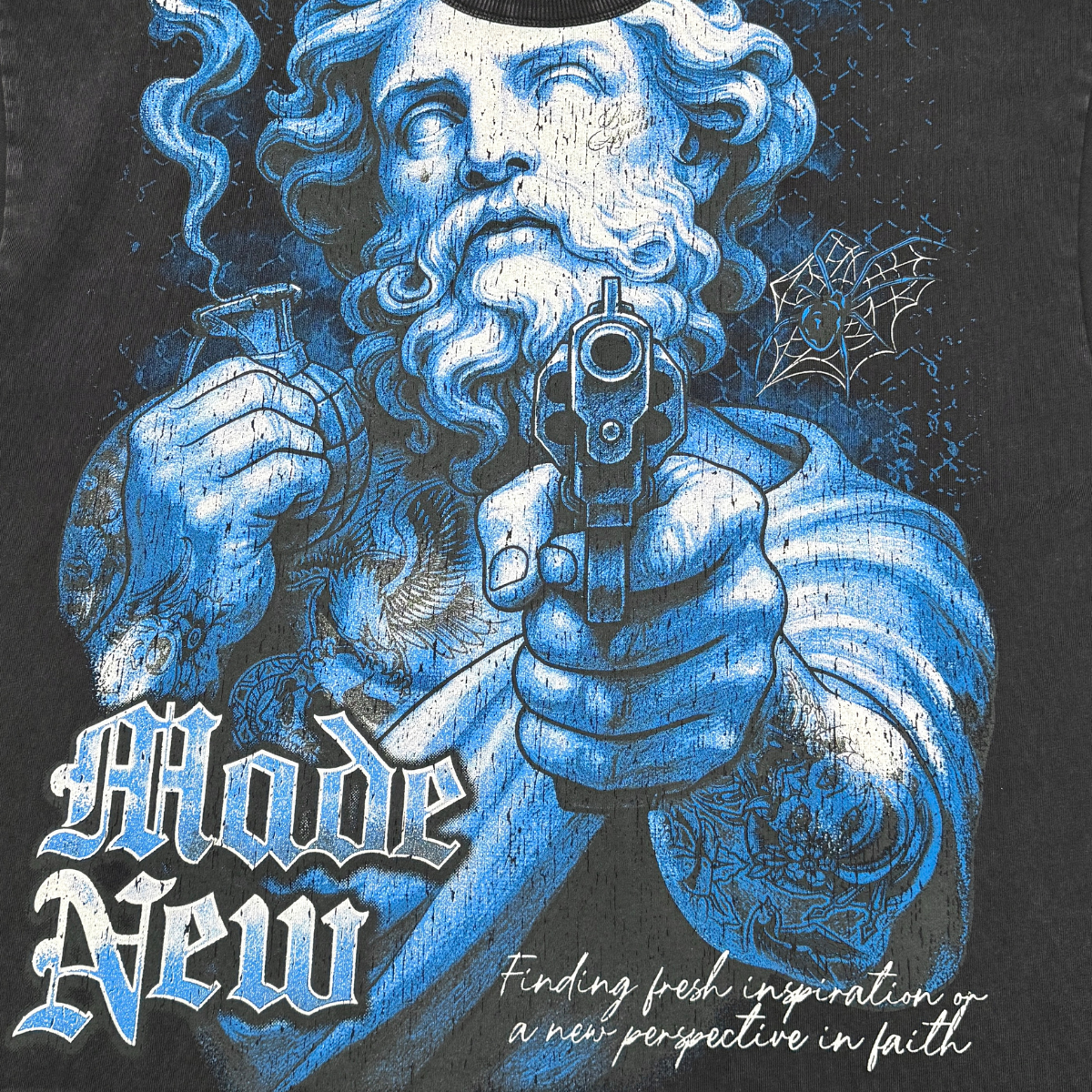 Made New Statue Graphic Tee by VIERICHEPARIS, view 4