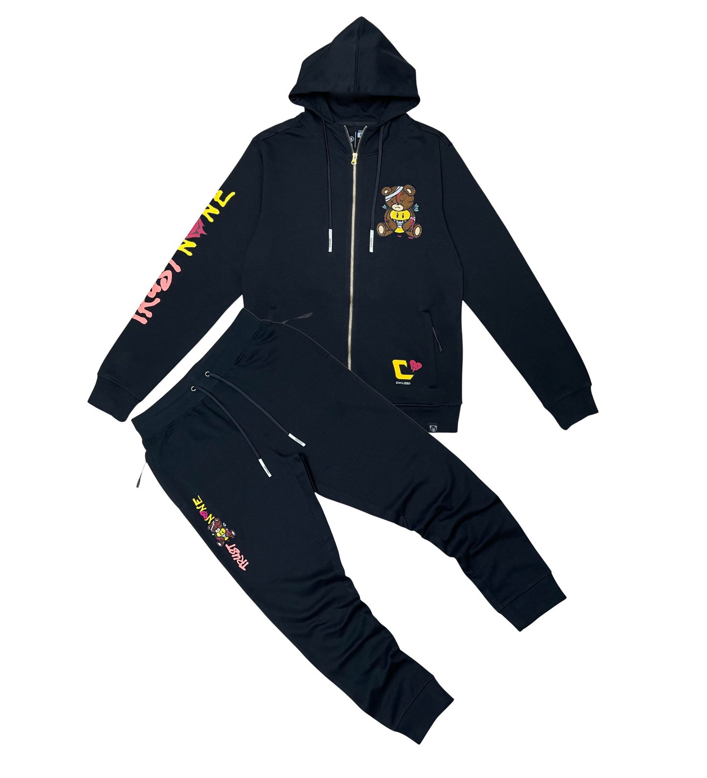 Trust No One Jogger Set - Black | Civilized _1
