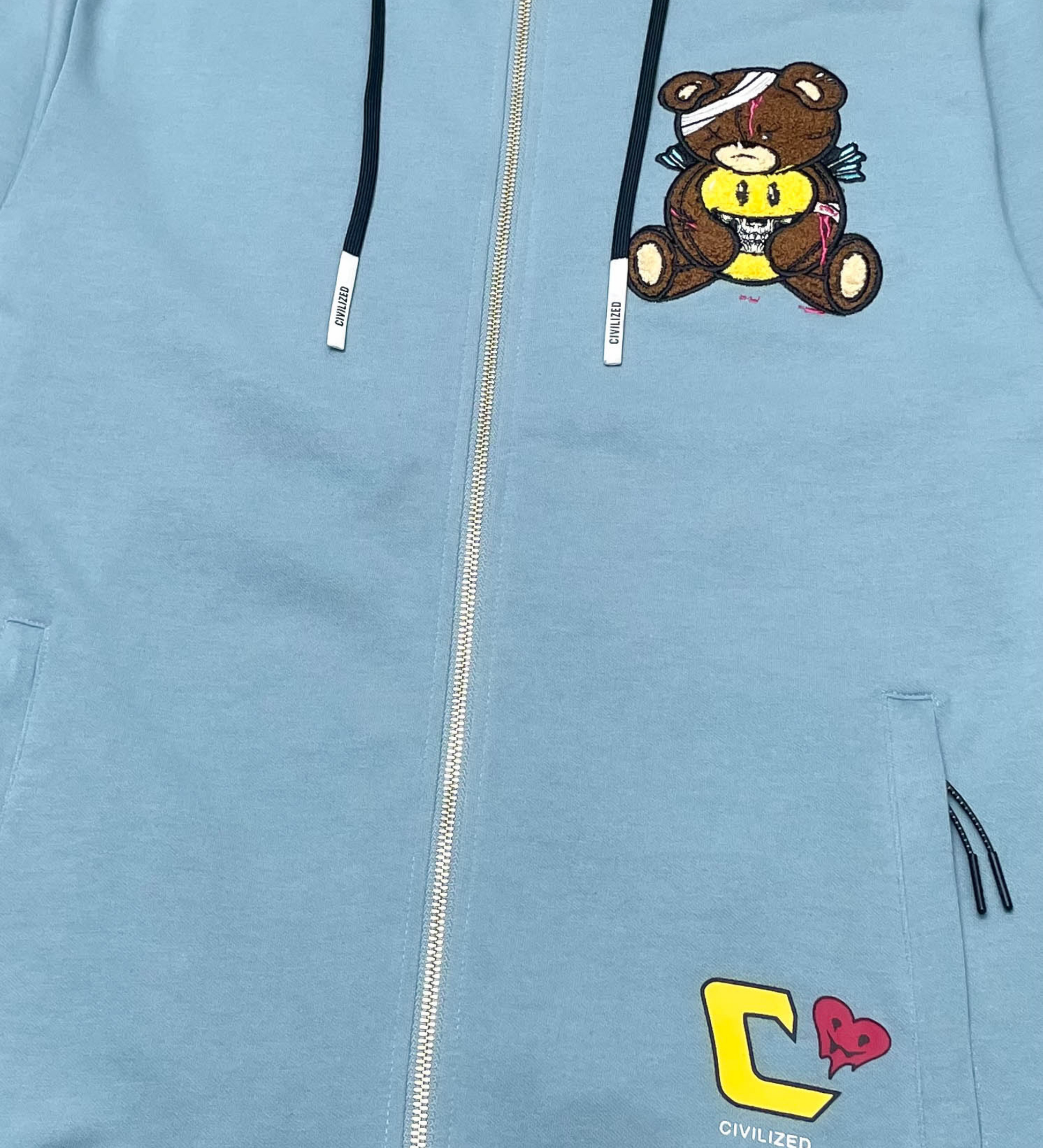 Trust No One Jogger Set - Light Blue | Civilized _12