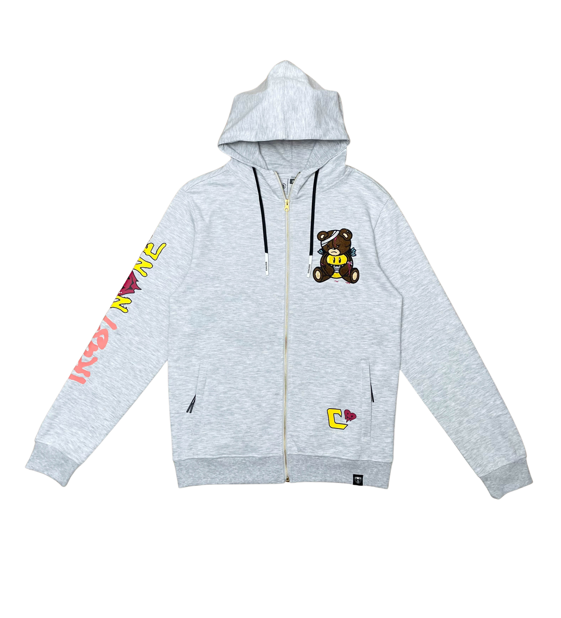 Trust No One Jogger Set - Light Heather Grey | Civilized _18
