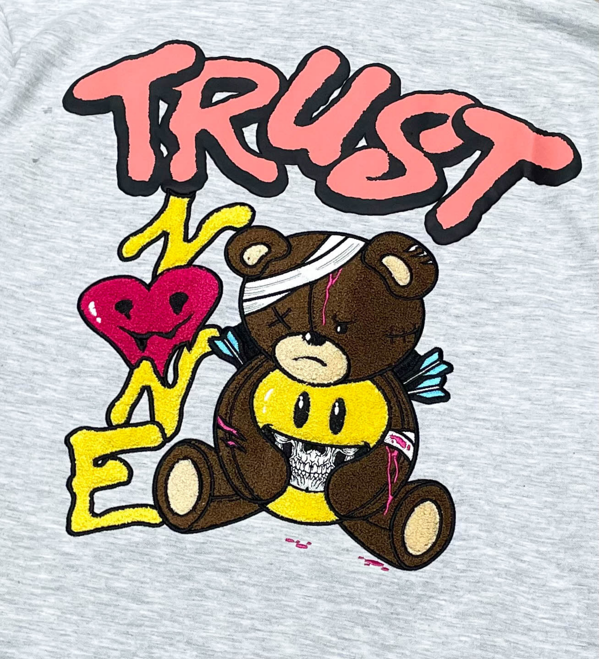 Trust No One Jogger Set - Civilized | Light Heather Grey_21