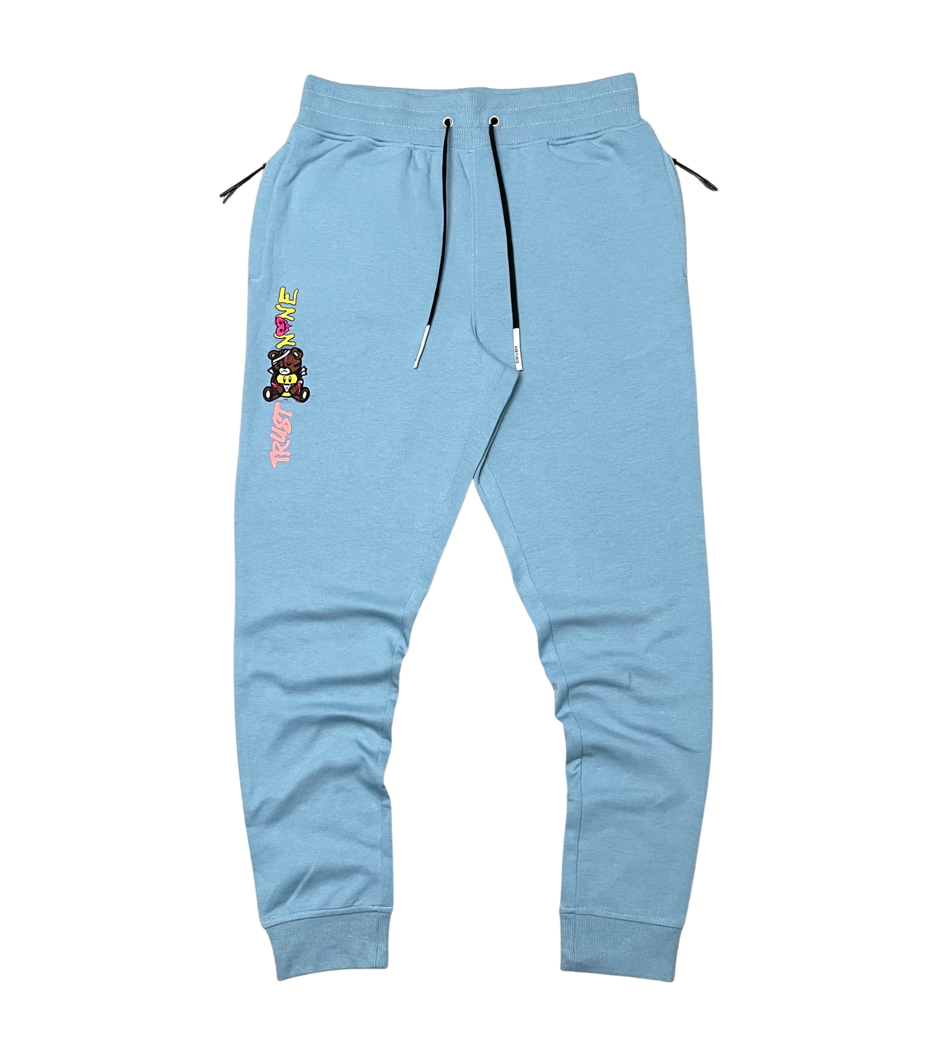 Trust No One Jogger Set - Light Heather Grey | Civilized _14