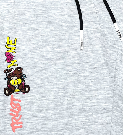 Trust No One Jogger Set - Civilized | Light Heather Grey_24