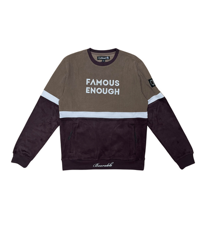 Velvet And Corduroy Mix Jogger Set - Grape | Civilized _2