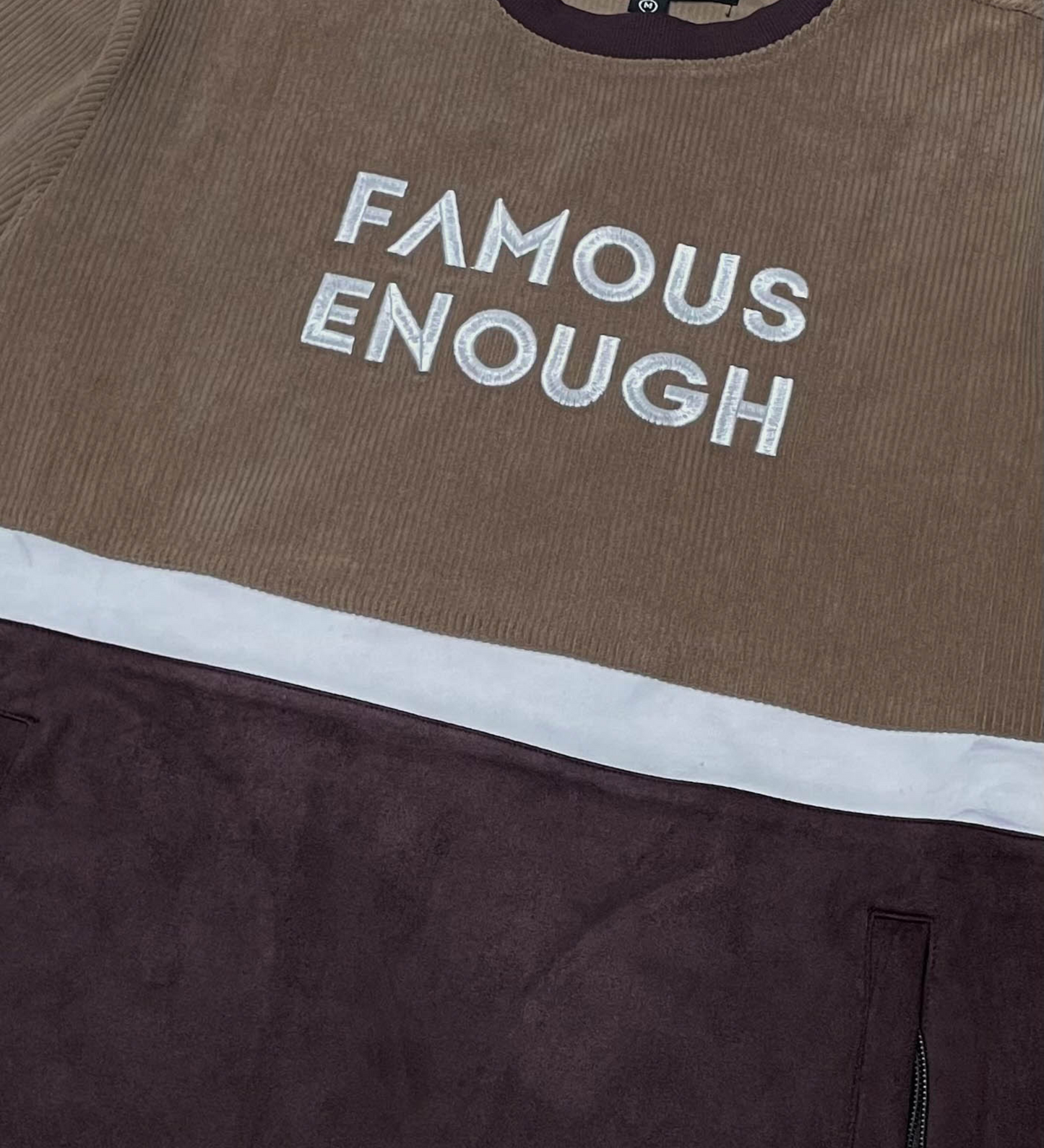 Velvet And Corduroy Mix Jogger Set - Grape | Civilized _4