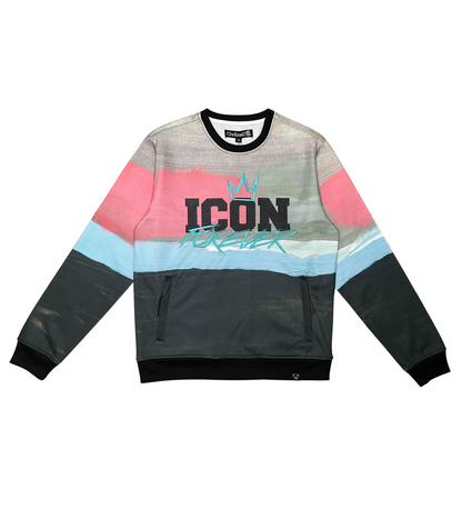 Icon Embroidered Poly Jersey Jogger Set - Gray | Civilized _2