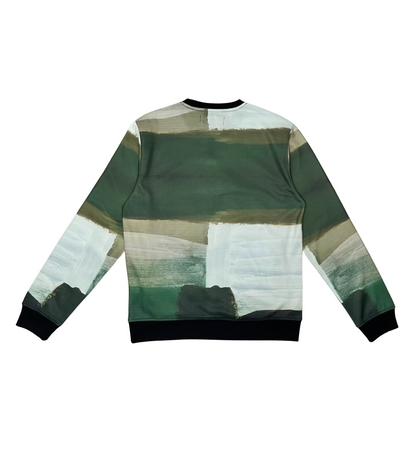 Icon Embroidered Poly Jersey Jogger Set - Green | Civilized _10