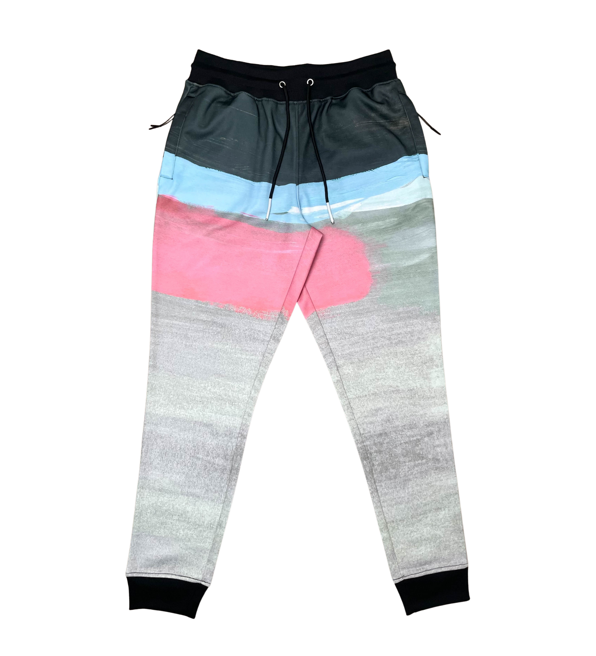 Icon Embroidered Poly Jersey Jogger Set - Gray | Civilized _5