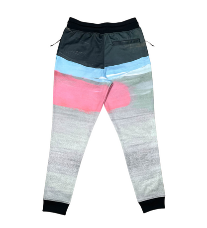 Icon Embroidered Poly Jersey Jogger Set - Gray | Civilized _6
