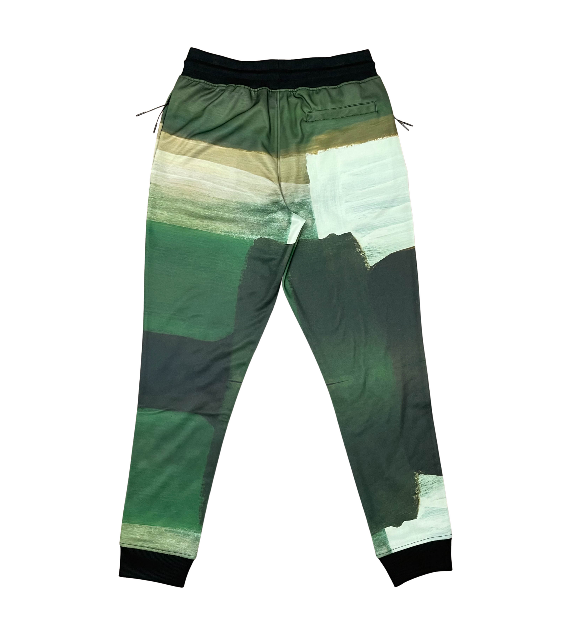 Icon Embroidered Poly Jersey Jogger Set - Civilized | Green_13