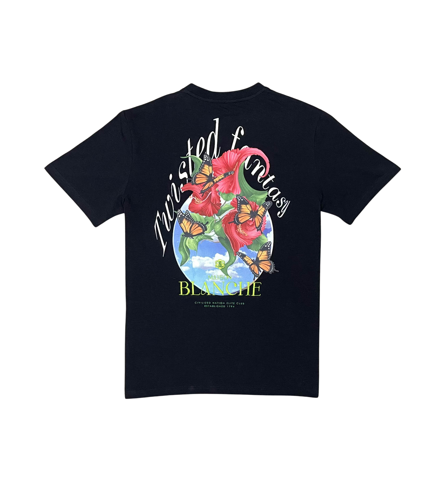 Butterfly roses tee