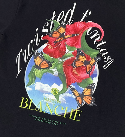 Butterfly roses tee