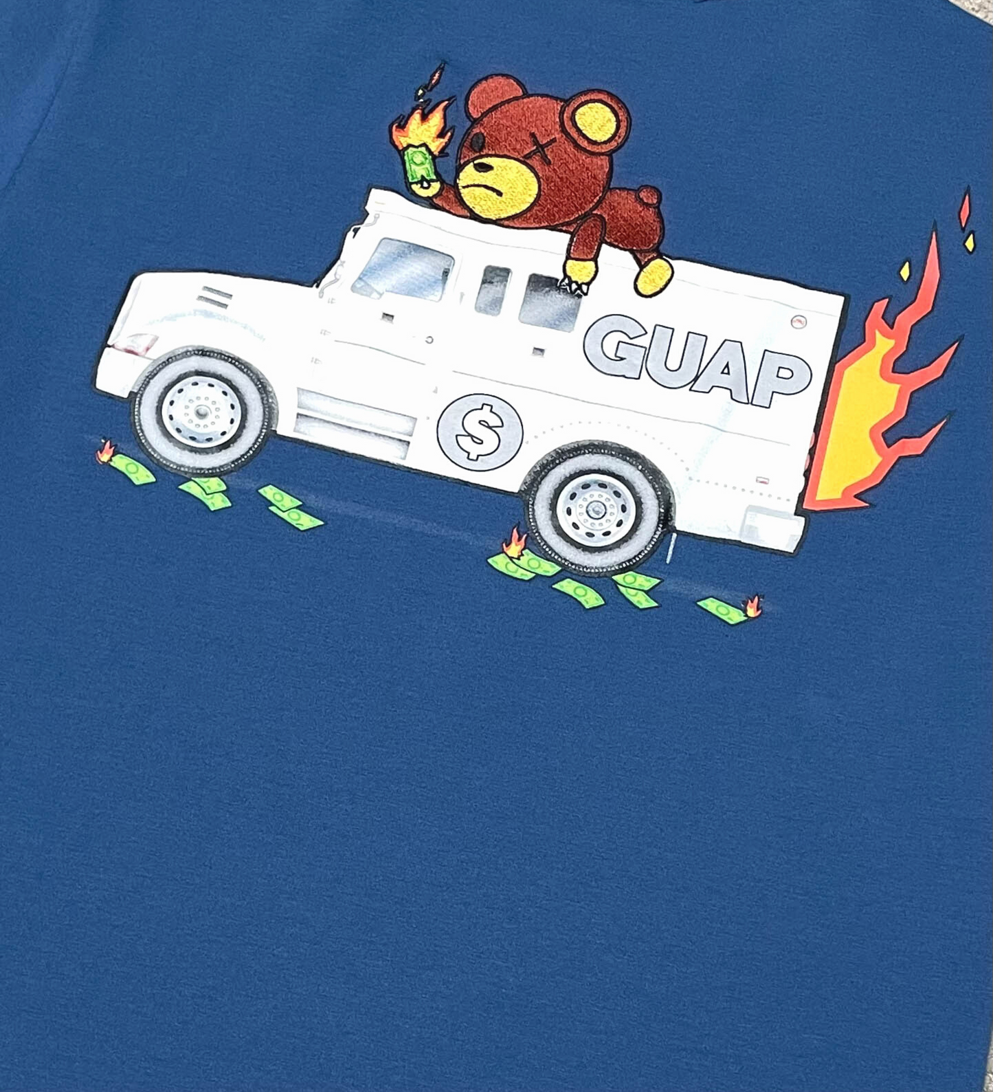 Burning money guap tee
