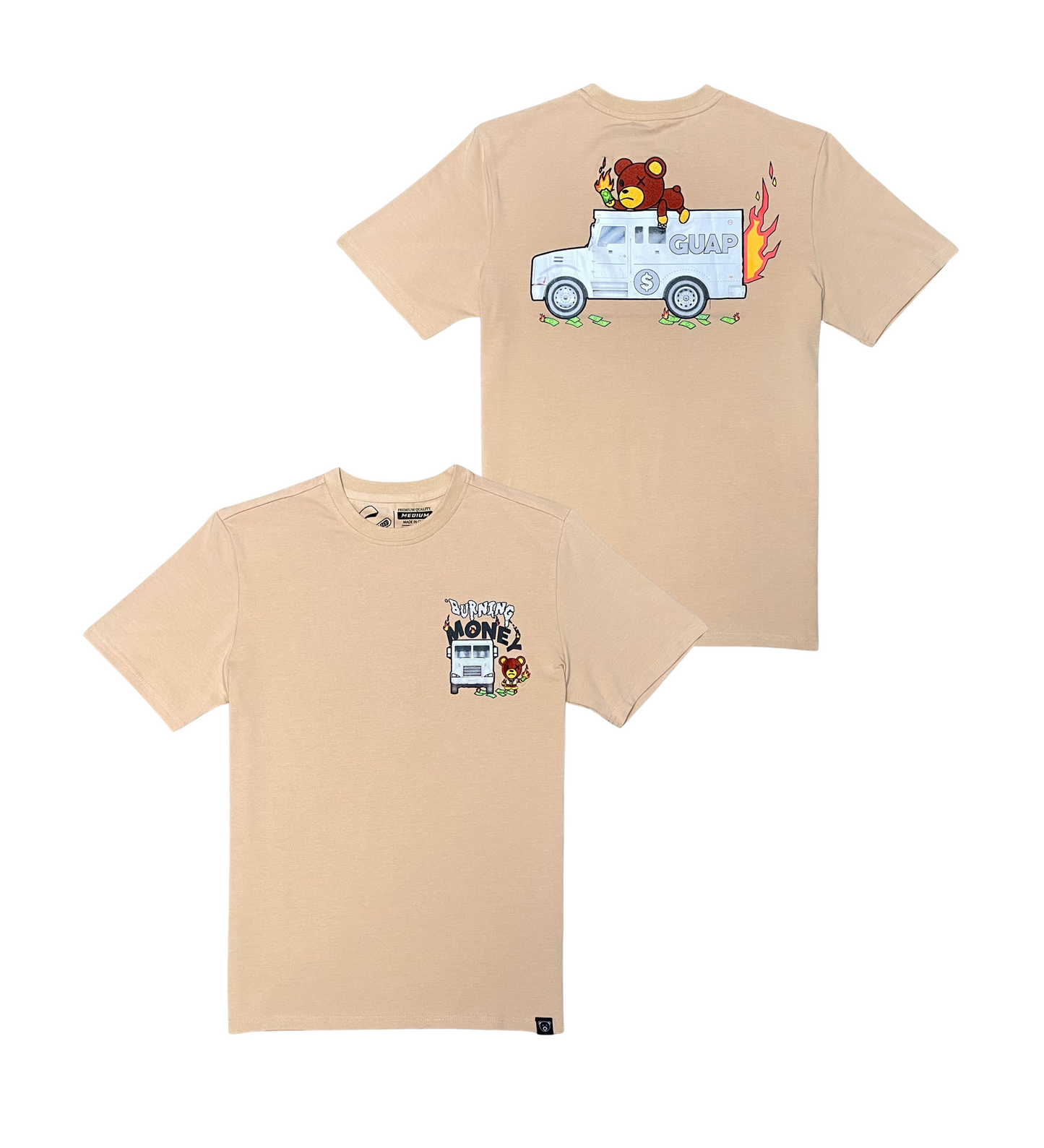 Burning money guap tee