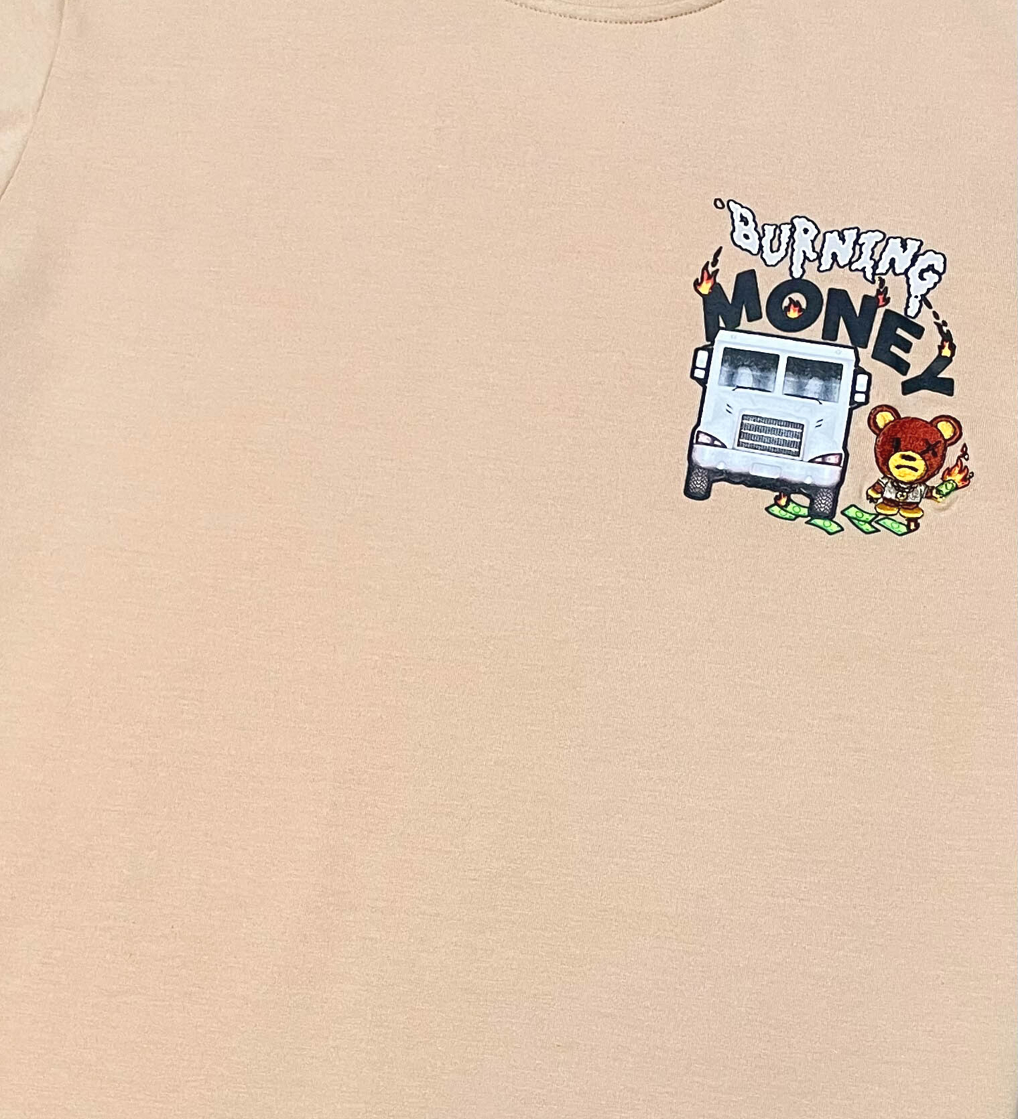 Burning money guap tee