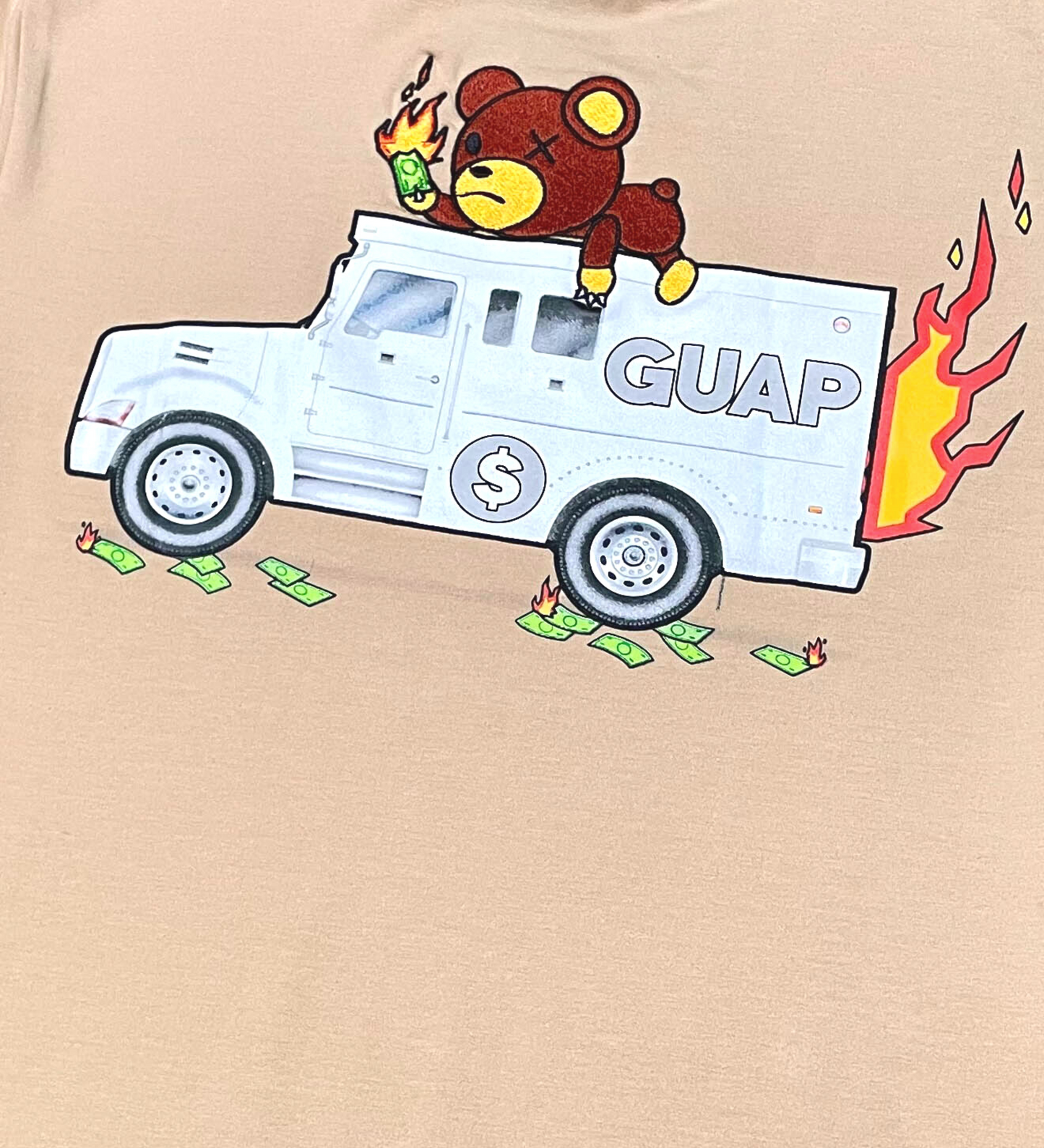 Burning money guap tee