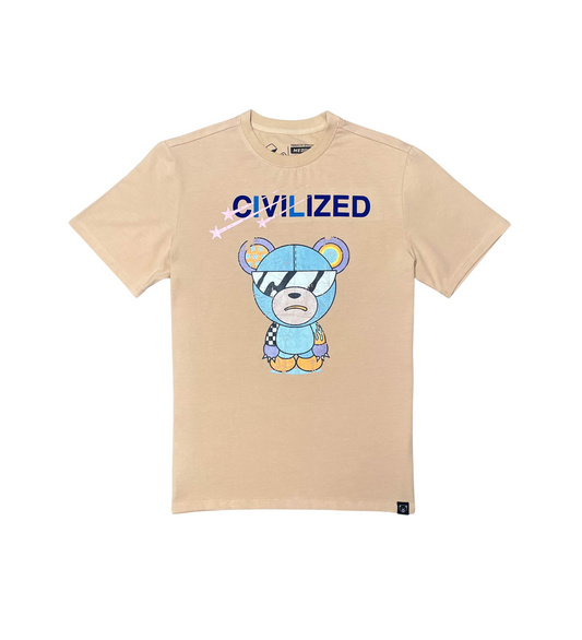 Civilized bear tee