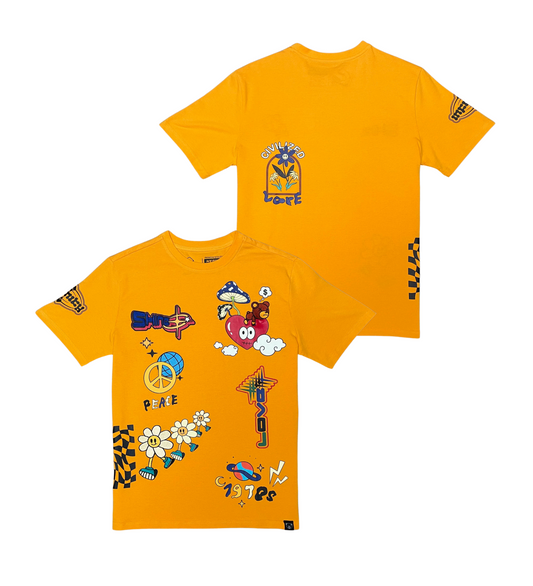 Civilized love & peace tee