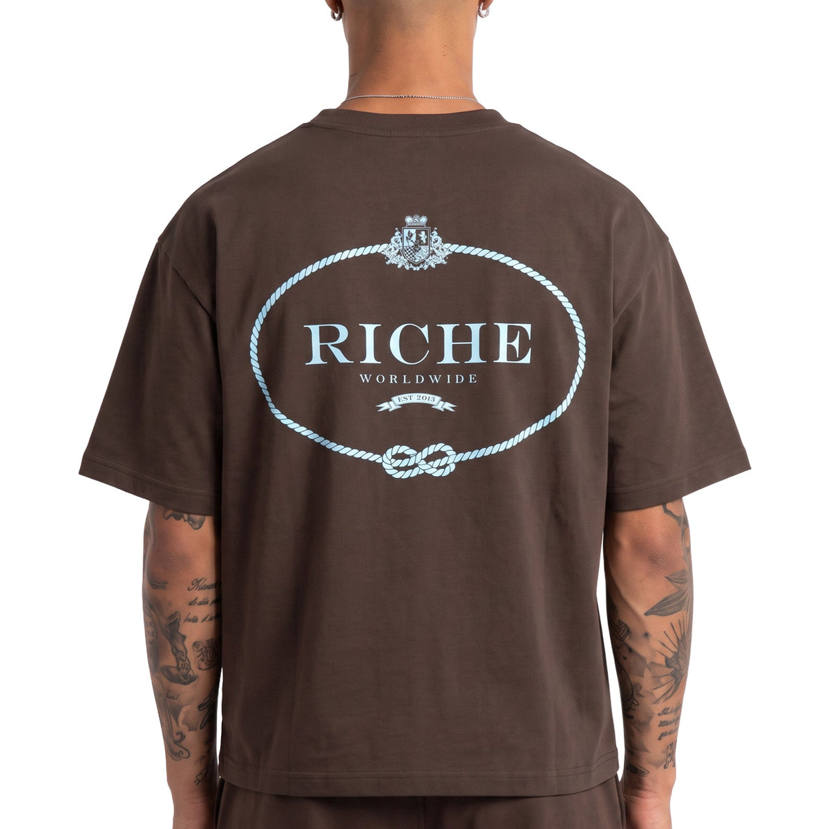 2face heavyweight boxy t-shirt by Vie+Riche, view 2