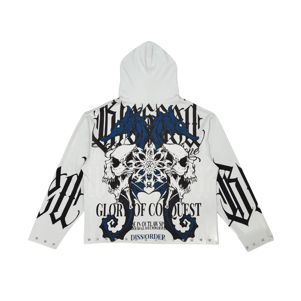 Sea horses pull over hoodie by VIERICHEPARIS, view 6