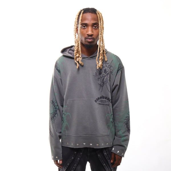 Diss the order pull over hoodie by Dissorder, view 1