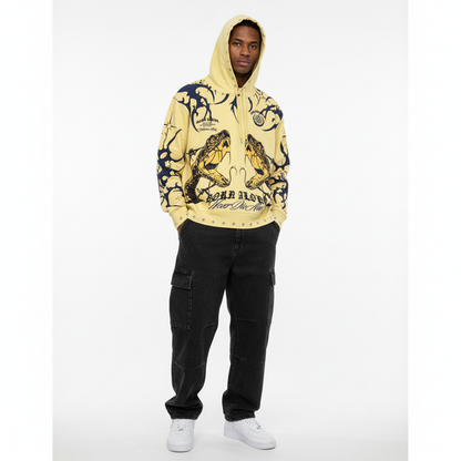 Established alone pull over hoodie