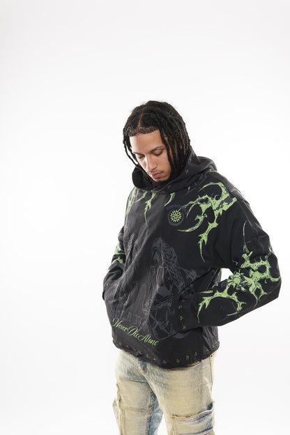 Established alone pull over hoodie Black by Dissorder - 5