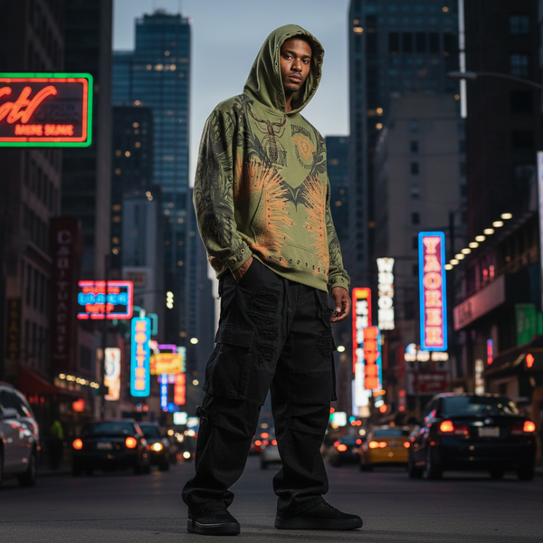 No order shall have power over me pull over hoodie by Dissorder, view 9