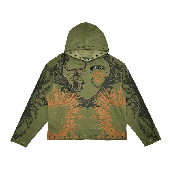 No order shall have power over me pull over hoodie by Dissorder, view 6
