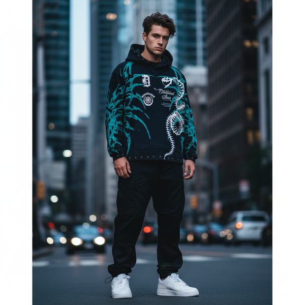 Diss the order pull over hoodie by Dissorder - 4
