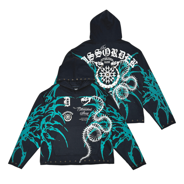 Diss the order pull over hoodie by Dissorder - 3