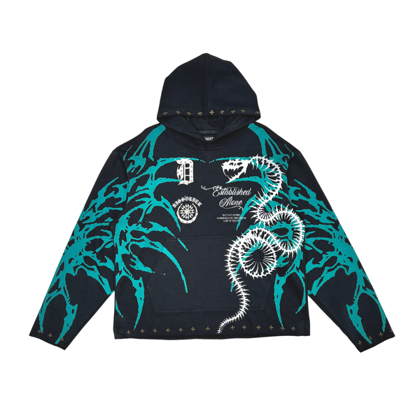 Diss the order pull over hoodie by Dissorder, view 1