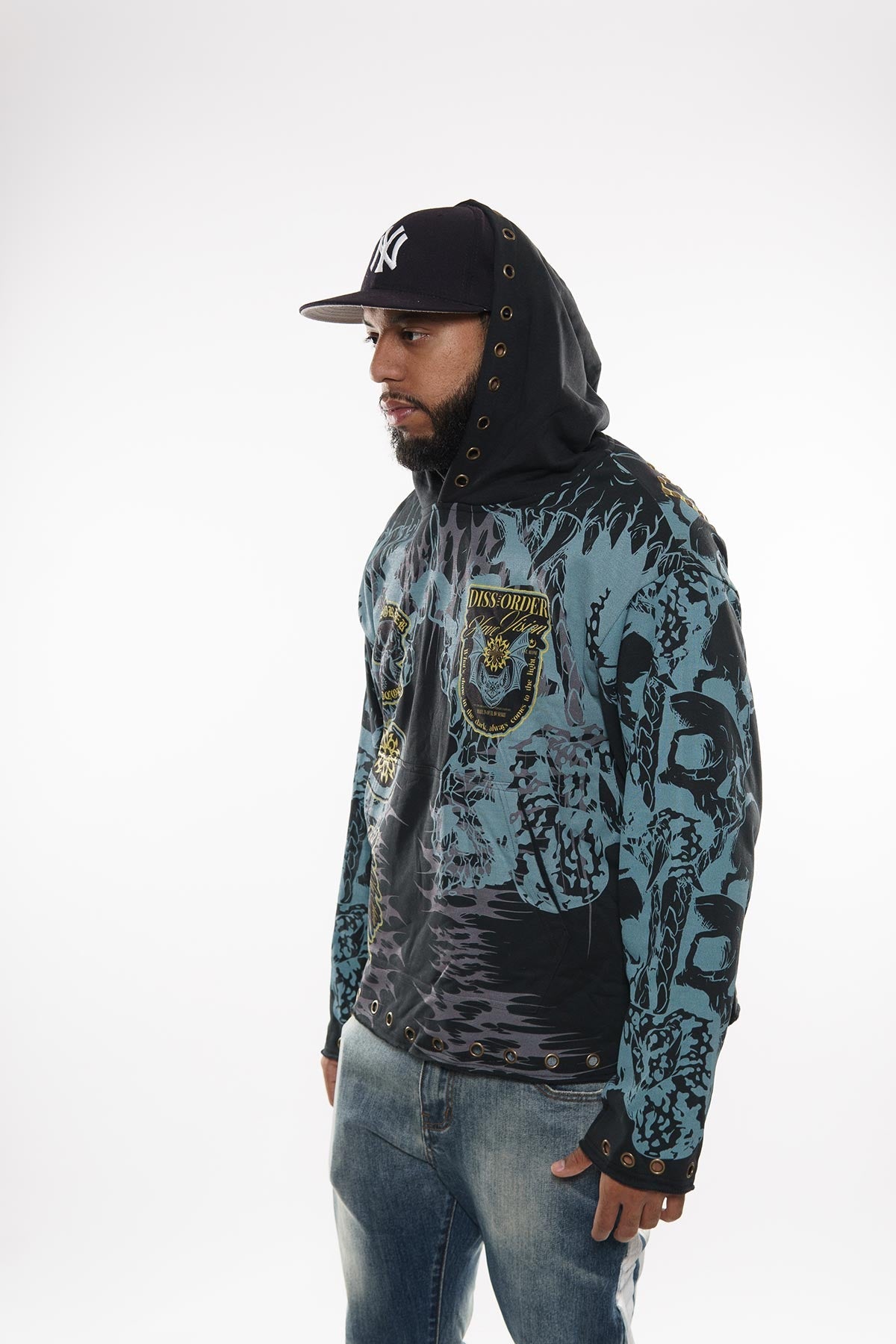 Have vision pull over hoodie Black by Dissorder - 3