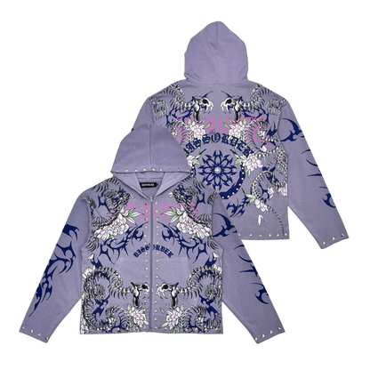 Diss the order zip up hoodie by Dissorder - 3