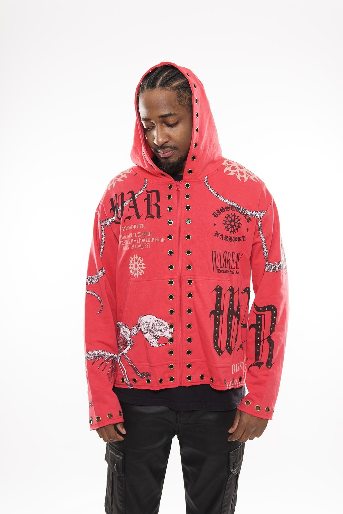 Glory of conquest zip up hoodie by VIERICHEPARIS, view 5