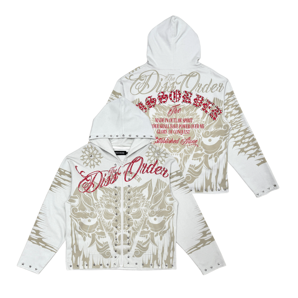 Diss the order zip up hoodie by Dissorder - 3