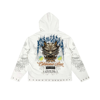 Guardian lion pull over hoodie