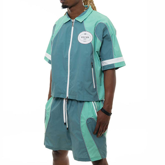 Nylon biker jacket set By Vie+Riche-1