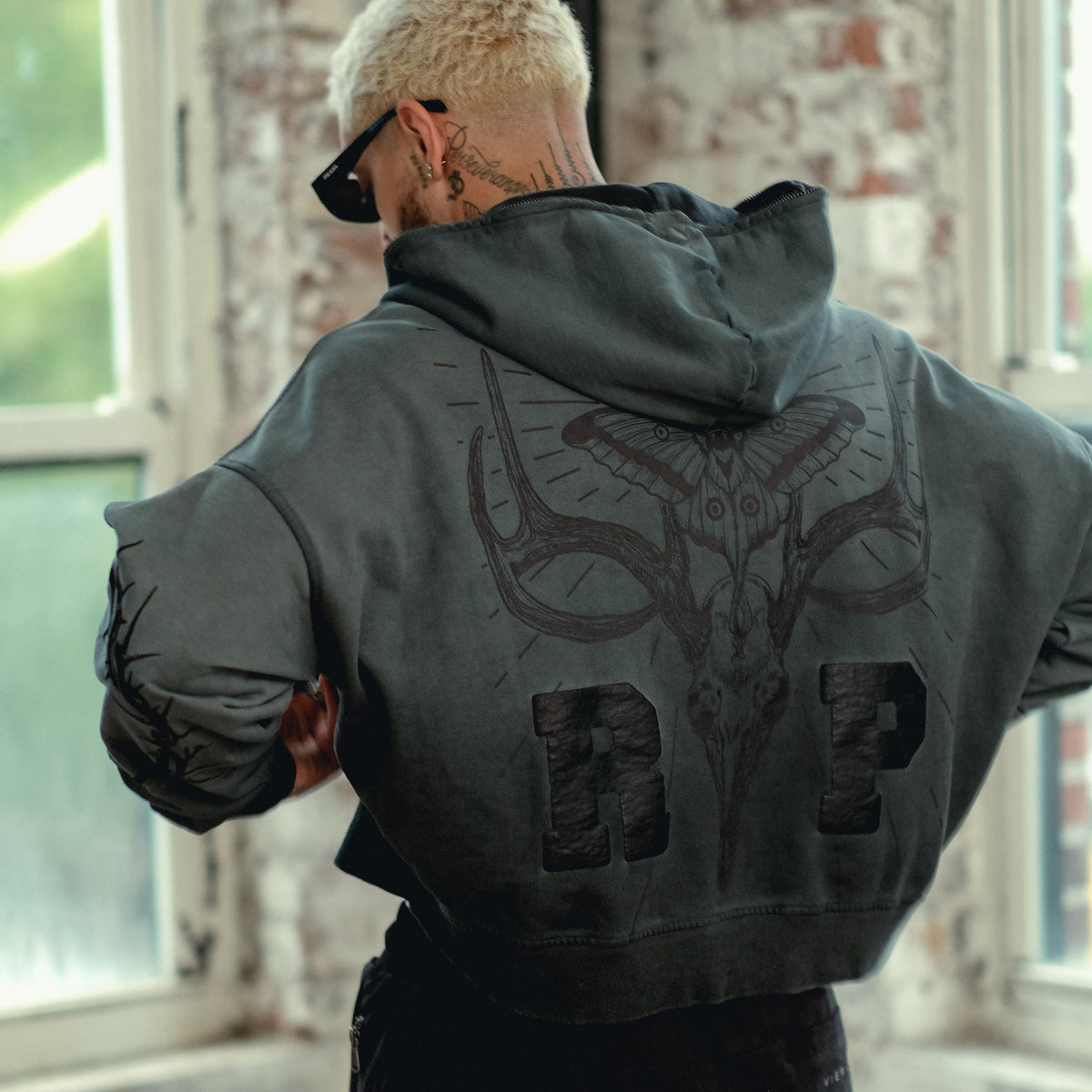 Moth vrp hoodie by Vie+Riche, view 2