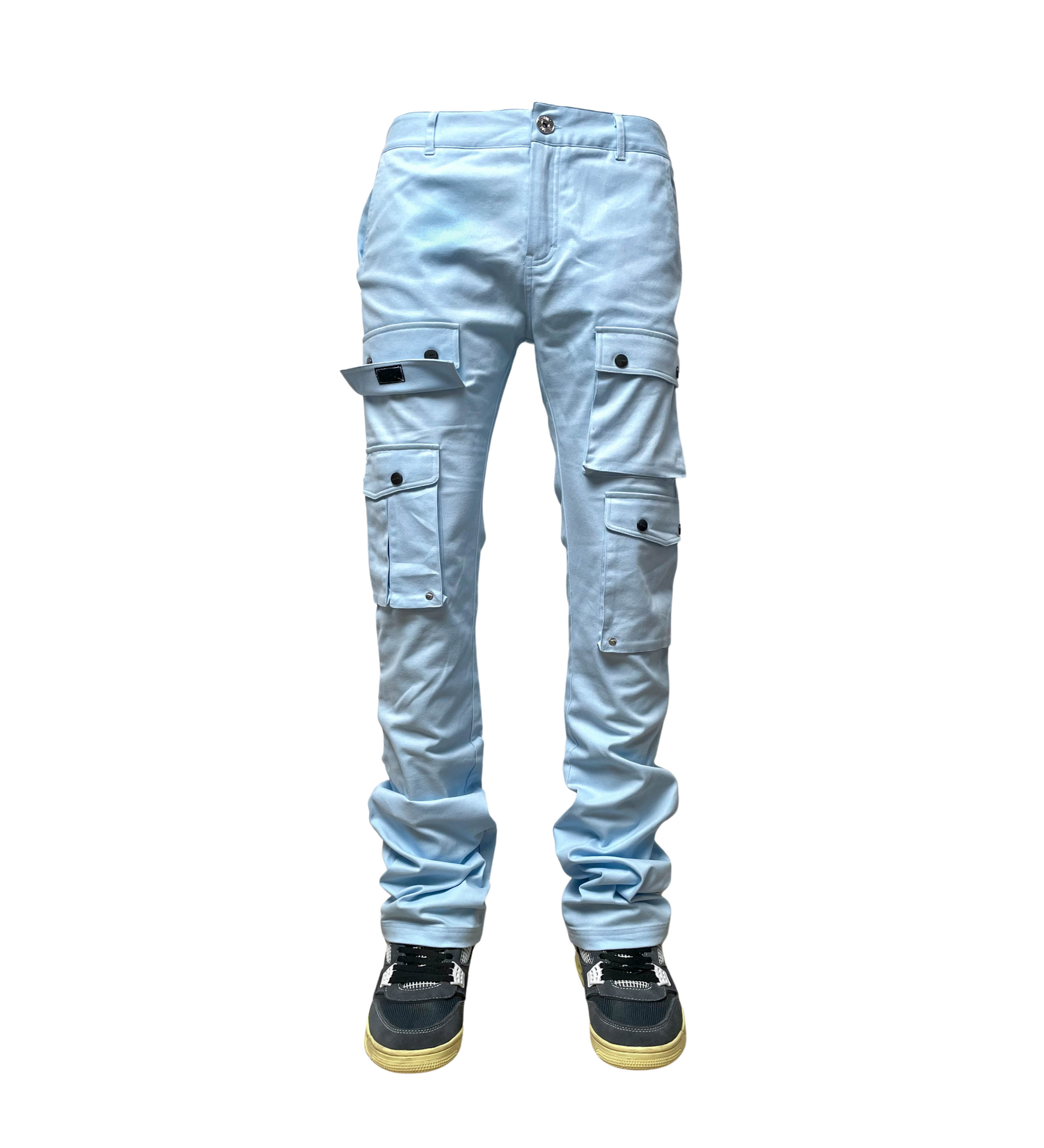 Genuine Stack Fit Twill Pants  - Black | Genuine _3