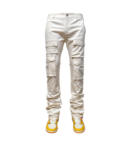 Genuine Stack Fit Twill Pants  - Cloud | Genuine _7