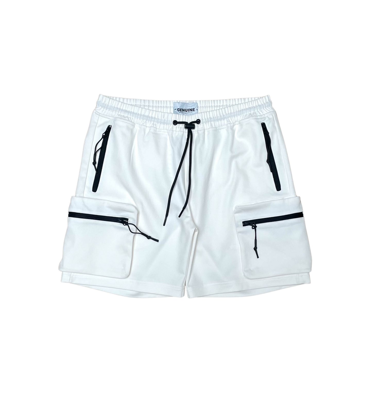 Genuine Pull-on cargo Twill Shorts	 Off White 1