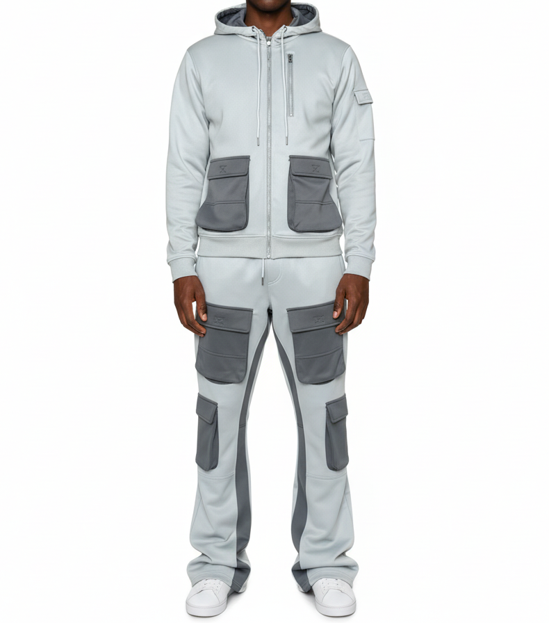 Two Tone Sweatsuit Set by Genuine, view 2
