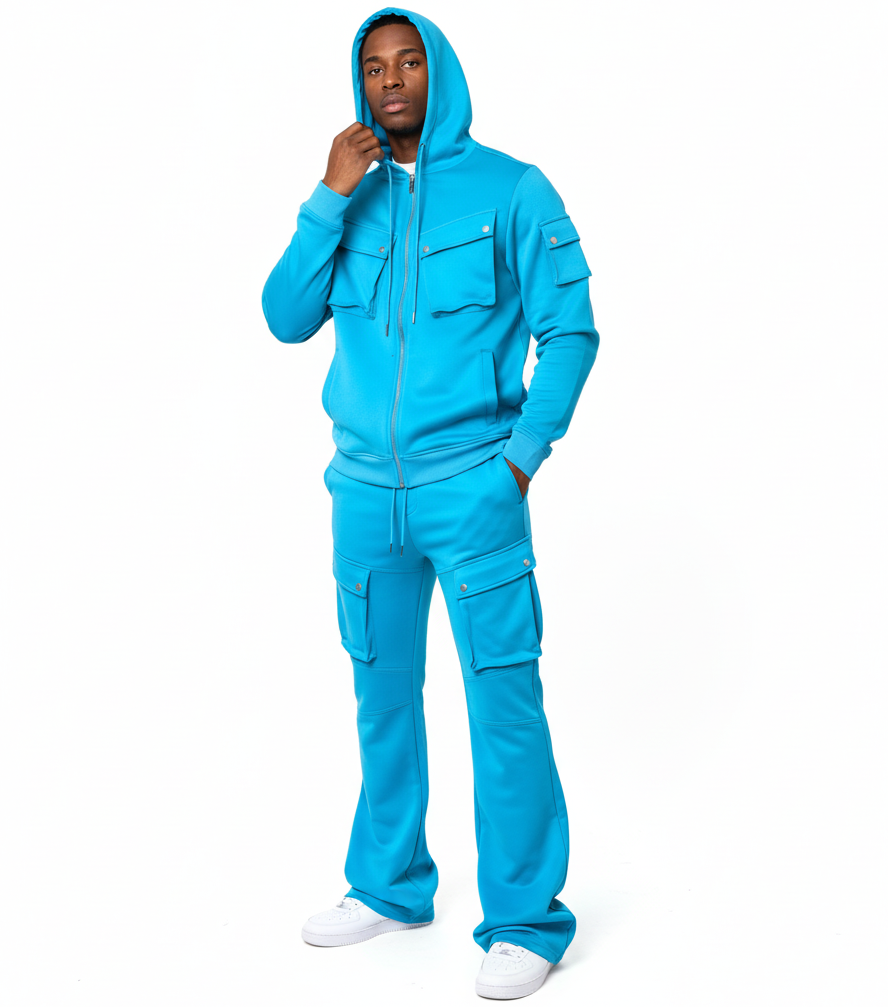 Tricot Track Suit Set By Genuine-6