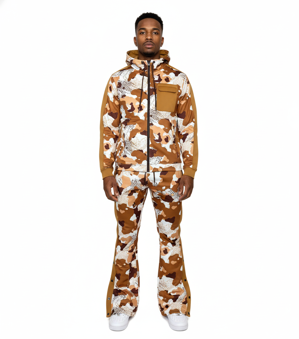 Two Tone Camo Track Suit by Genuine, view 2