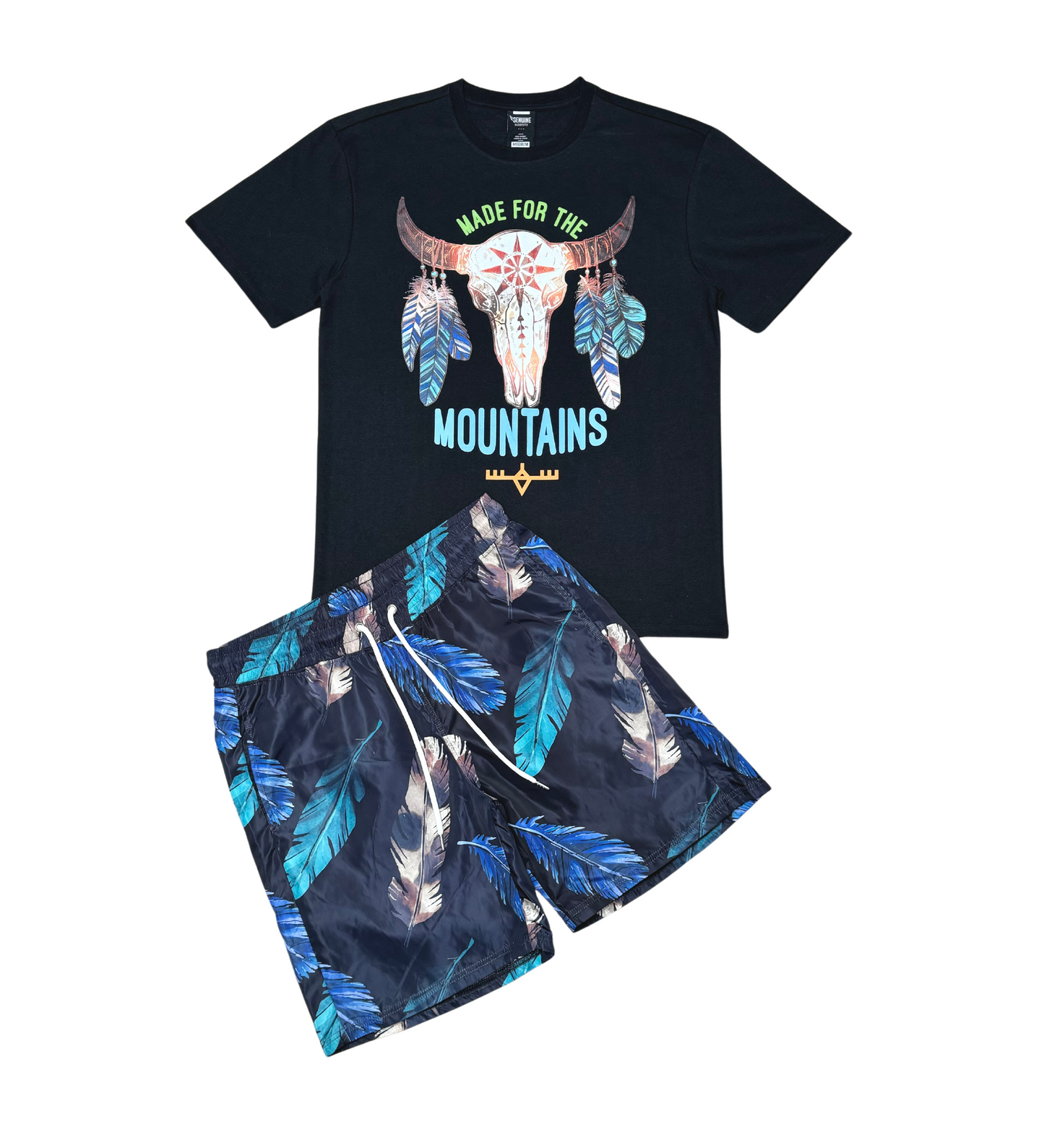 Made for the mountains tshirt short set