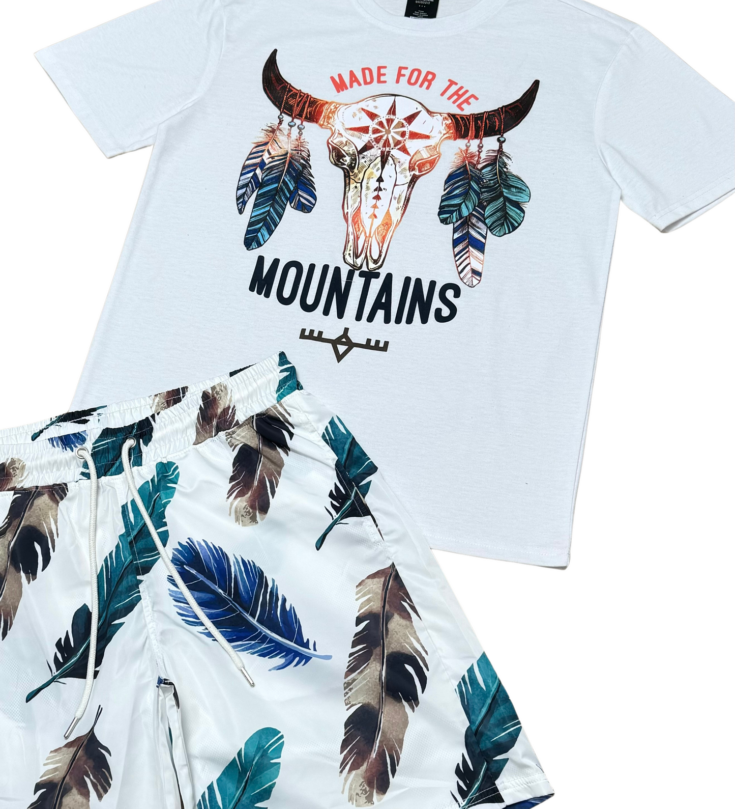 Made for the mountains tshirt short set