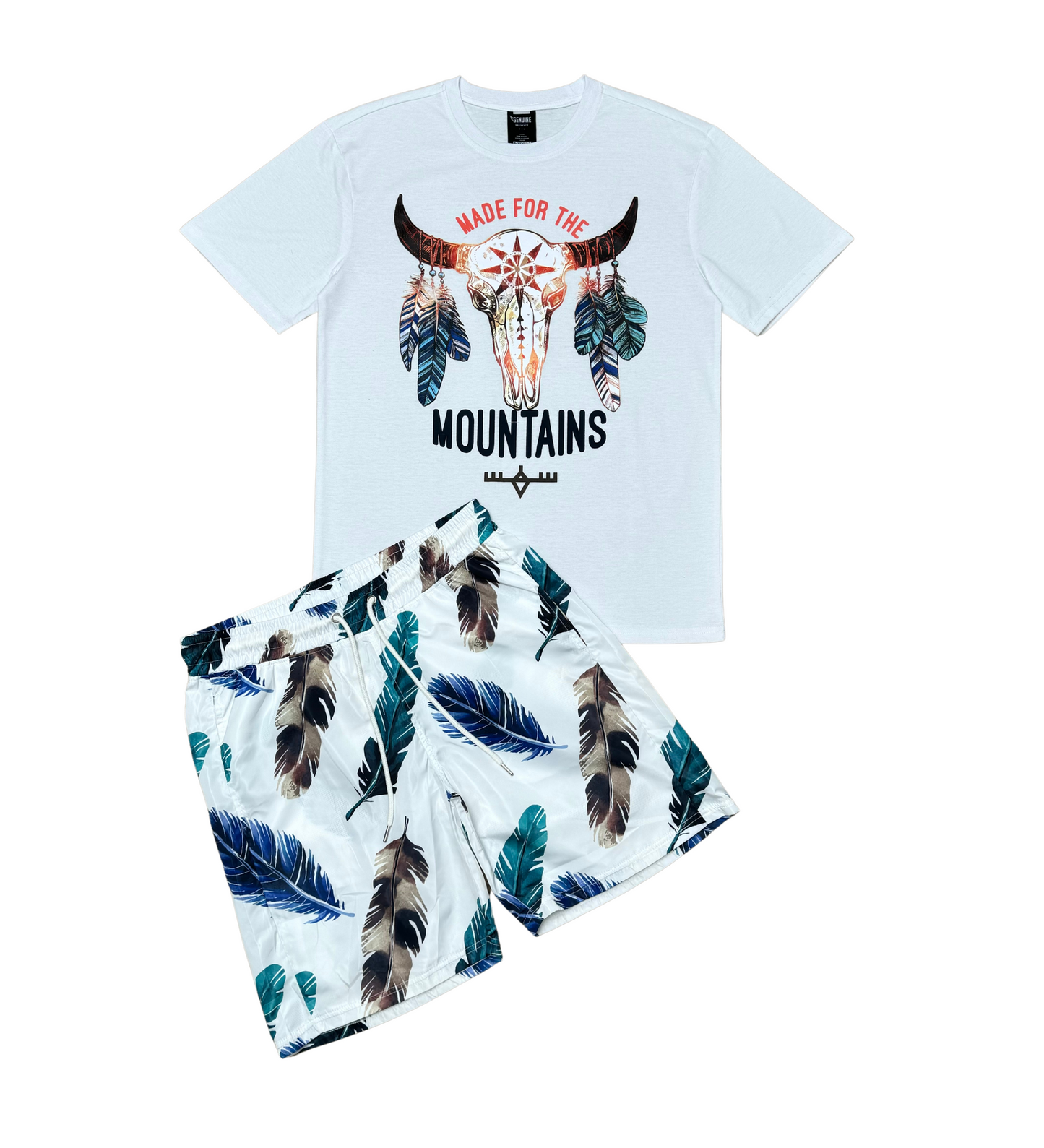 Made for the mountains tshirt short set